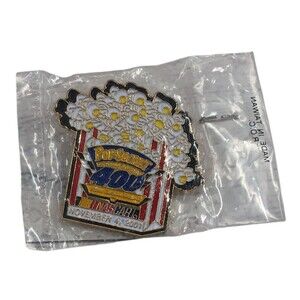 2001 Pop Secret 400 Rockingham Speedway NASCAR Race Hat Lapel Pin